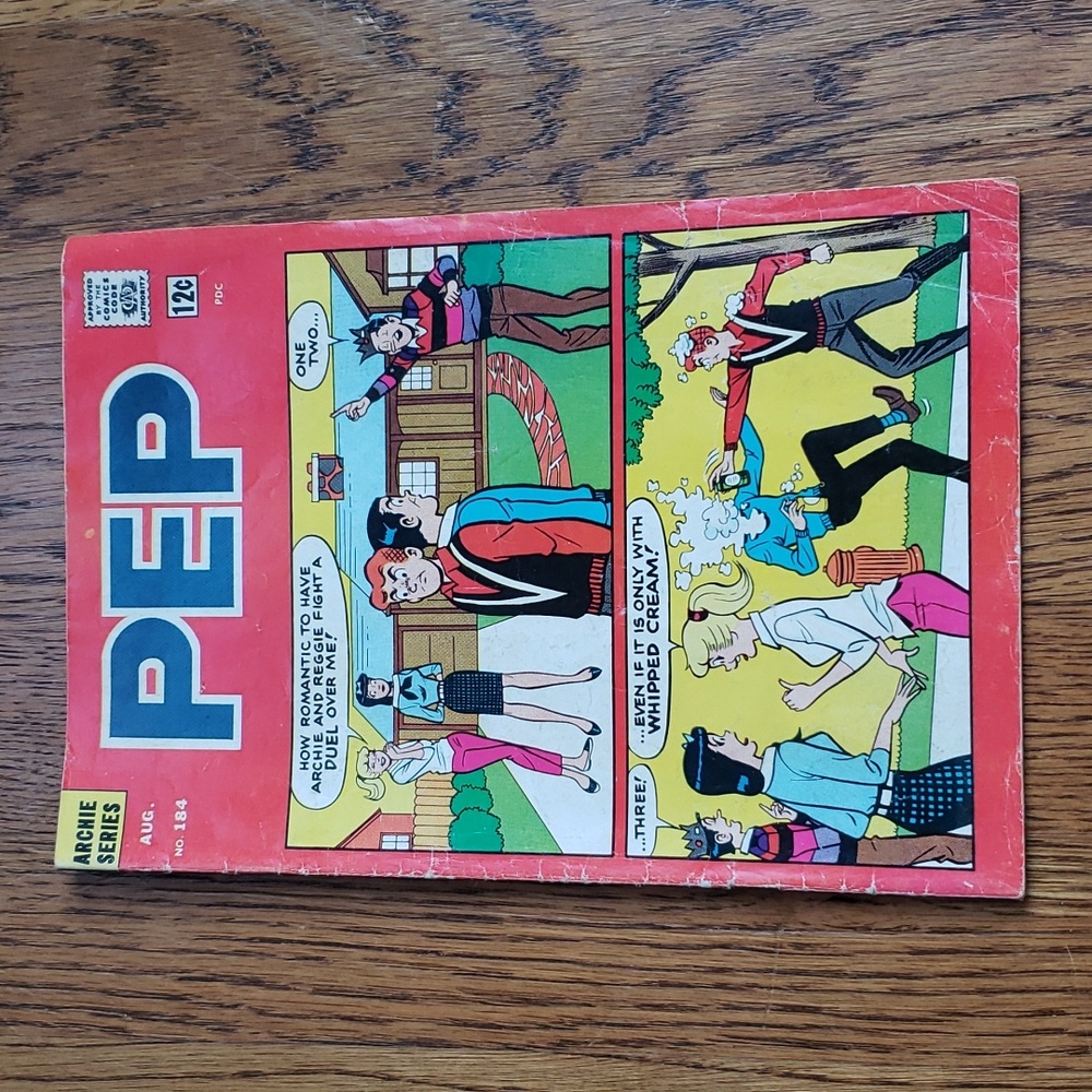 Vintage 60s PEP No. 184 Archie Series Comic Book